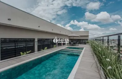 Apartamento standart mobiliado disponível para locação no bairro santa mônica em uberlândia-mg