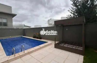 Casa em condomínio disponível para locação no bairro nova uberlândia-mg
