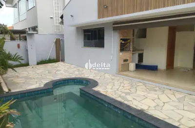 Casa em condomínio disponível para locação no bairro nova uberlândia em uberlândia-mg