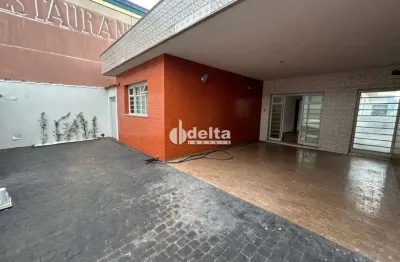 Casa comercial e residencial disponível para locação no bairro bom jesus em uberlândia-mg