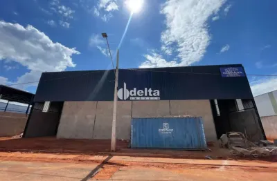 Galpão disponível para locação no bairro distrito industrial em uberlândia-mg