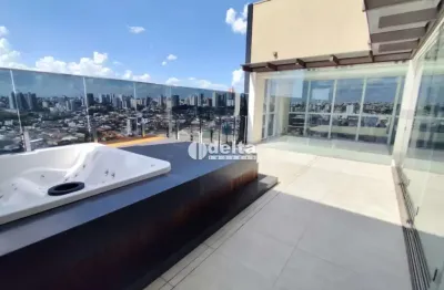 Cobertura disponível para locação no bairro tubalina em uberlândia-mg