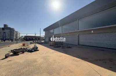 Loja disponível para locação no bairro santa mônica em uberlândia-mg