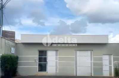 Casa comercial disponível para locação no bairro nossa senhora aparecida em uberlândia-mg