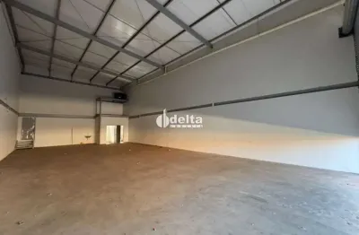 Galpão comercial disponível para locação no bairro santa mônica em uberlândia-mg