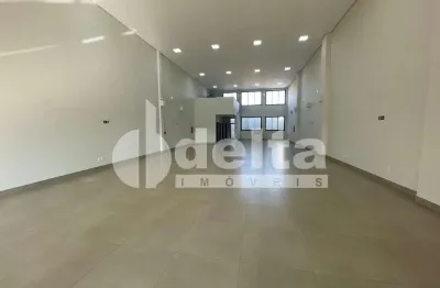 Loja disponível para locação no bairro Jardim das Palmeiras em Uberlândia-MG.