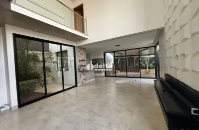 Casa residencial disponível para locação no bairro santa mônica em uberlândia-mg.