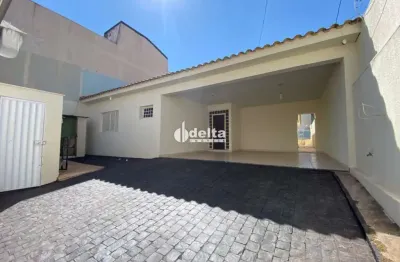 Casa residencial disponível para locação no bairro santa mônica em uberlândia-mg
