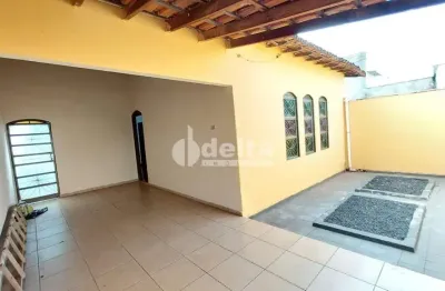 Casa residencial disponível para locação no bairro santa mônica em uberlândia-mg