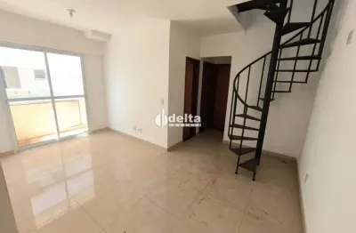 Cobertura disponível para locação no bairro santa mônica em uberlândia-mg