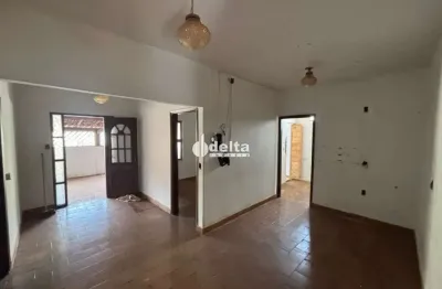 Casa residencial disponível para locação no bairro santa monica em uberlândia-mg.