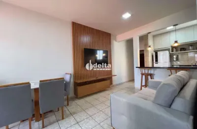 Apartamento mobiliado disponível para locação no bairro santa mônica em uberlândia-mg.