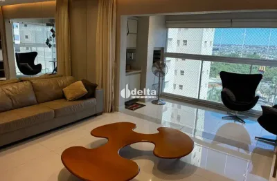 Apartamento mobiliado disponível para locação no bairro jardim karaíba em uberlândia-mg.