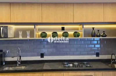 Apartamento mobiliado com 2 quartos disponível para locação no bairro jardim sul em uberlândia-mg.