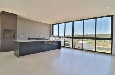 Casa em condomínio com 03 suítes disponível para locação e venda no bairro granja marileusa uberlândia em uberlândia-mg.