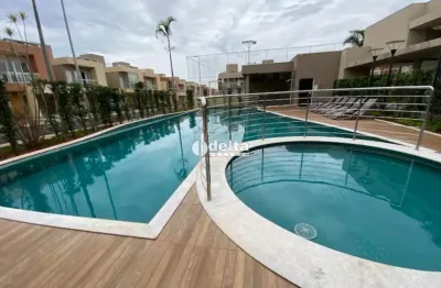 Casa em condomínio com 4 suítes disponível para locação no bairro aclimação em uberlândia-mg