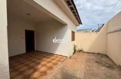 Casa disponível para locação no bairro santa mônica em uberlândia-mg