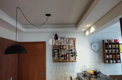 Apartamento com  2 quartos com armários, disponível para locação no bairro santa mônica em uberlândia-mg
