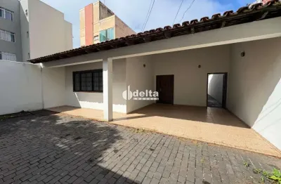 Casa residencial com 3 quartos sendo 1 suíte disponível para locação no bairro Santa Mônica em Uberlândia - MG.