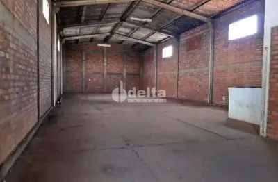 Galpão disponível para locação no bairro santa mônica em uberlândia-mg
