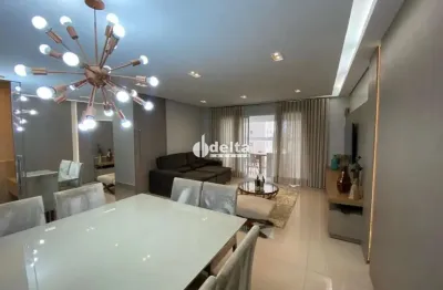 Apartamento mobiliado com 3 suítes, disponível para locação no bairro jardim karaíba em uberlândia-mg