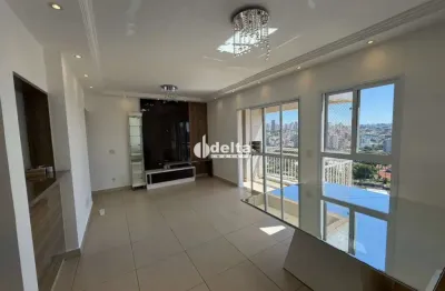 Apartamento ao lado do praia clube com 3 quartos sendo 1 suíte, disponível para locação no bairro tubalina em uberlândia-mg