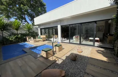 Casa residencial com 4 suítes, disponível para locação no bairro jardim karaiba em uberlândia-mg