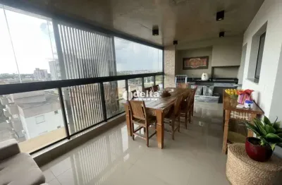 Apartamento mobiliado com 3 quartos sendo 1 suíte, disponível para locação no bairro santa mônica em uberlândia-mg