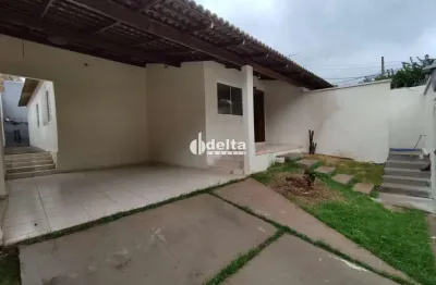 Casa residencial com 3 quartos sendo 1 suíte, disponível para locação no bairro tubalina em uberlândia-mg