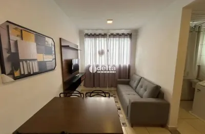 Apartamento mobiliado próximo ao praia clube com 2 quartos sendo 1 suíte disponível para locação no bairro patrimônio em uberlândia-mg