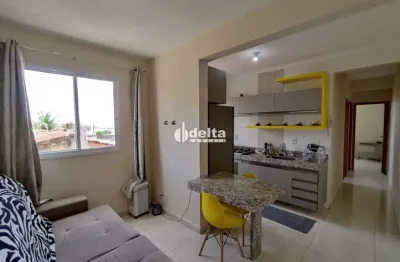 Apartamento mobiliado com 2 quartos disponível para locação no bairro tubalina em uberlândia-mg