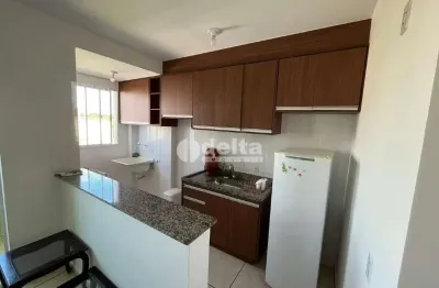 Apartamento semi-mobiliado com 2 quartos, disponível para locação no bairro shopping park em uberlândia-mg