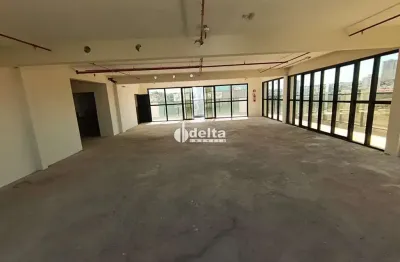Sala em prédio alto padrão para locação no bairro tabajaras uberlândia mg