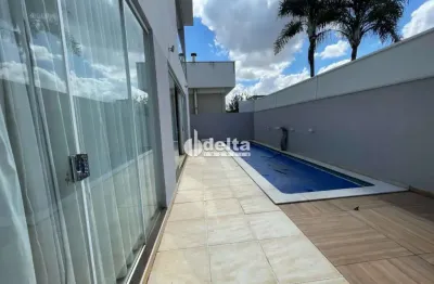 Casa em condomínio fechado com 4 quartos para alugar no Nova Uberlândia, Uberlândia 