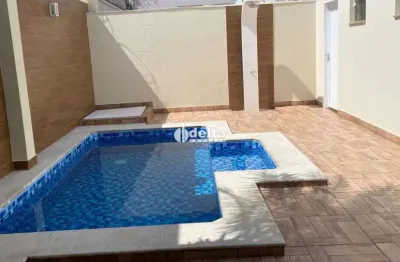Casa residencial com 3 suítes disponível para locação no bairro jardim inconfidência em uberlândia - mg.