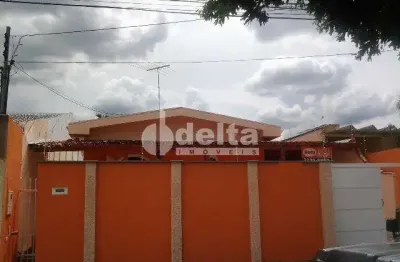Casa residencial com 3 quartos, disponível para locação no bairro cidade jardim em uberlândia-mg