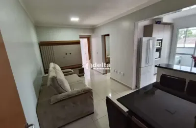 Apartamento mobiliado com 2 quartos sendo 1 suíte para locação no bairro santa mônica em uberlândia - mg.