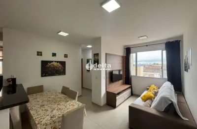 Apartamento mobiliado com 2 quartos sendo 1 suíte disponível para locação no bairro Aclimação em Uberlândia-MG