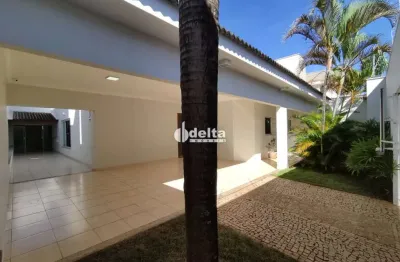 Casa com 3 quartos sendo 2 suítes residencial disponível para locação no bairro Jardim Karaíba em Uberlândia-MG