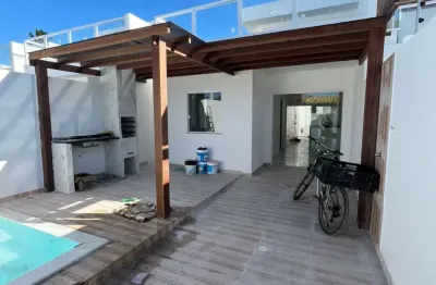 Casa nova em jauá com piscina pronta para morar perto da praia