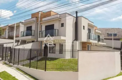 Sobrados com 2 à 3 dormitórios à venda, 94 m² a partir de r$ 675.000 - atuba - curitiba/pr