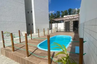 Apartamento em jardim veneza/industrias com 2 quartos sendo 1 suíte, piscina 