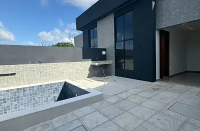 Excelente casa de alto padrão no colibris com 3 quartos sendo 2 suítes com piscina