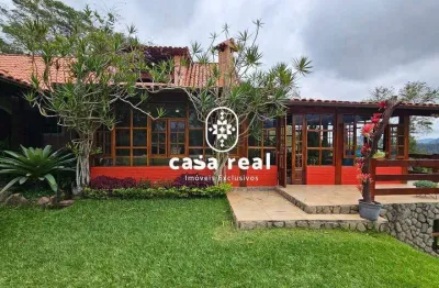 Casa residencial à venda em itaipava, petrópolis – 5 quartos, mobiliada, com vista montanha