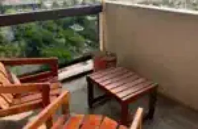 Aluga-se flat l´etoile alphaville mobiliado vista livre e ar condicionado