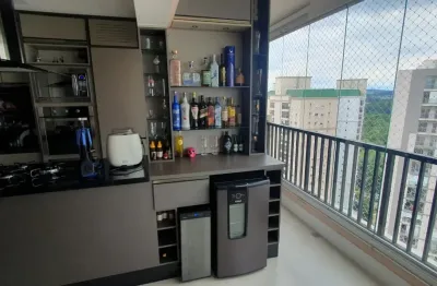 Apartamento mobiliado de 75m² no aruanã alphaville, com 2 suítes, varanda gourmet e lazer completo. sofisticação e conforto!