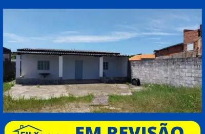 Casa para venda em itanhaém, parque augustus, 3 dormitórios, 1 banheiro, 8 vagas