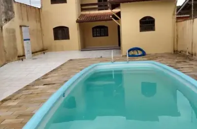 Casa para venda em itanhaém, belas artes, 3 dormitórios, 1 suíte, 2 banheiros, 10 vagas