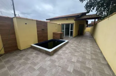 Casa para venda em itanhaém, jardim regina, 2 dormitórios, 1 banheiro, 2 vagas