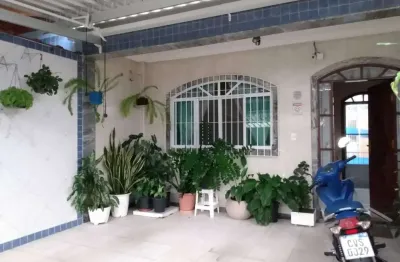 Casa para venda em praia grande, vila tupy, 4 dormitórios, 1 suíte, 1 banheiro, 2 vagas